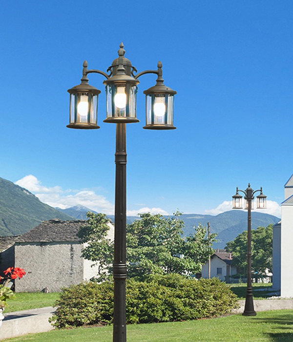 뮤지컬 정원등, 야외 조명, 가로등, 외부조명 (2m 블랙)